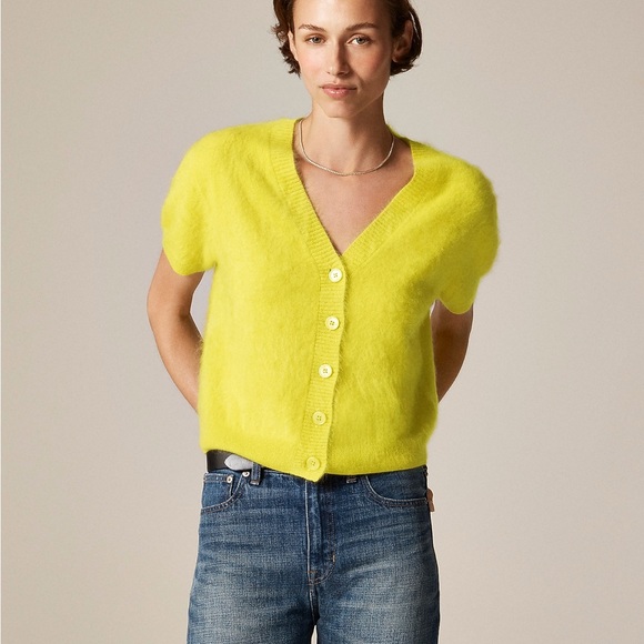 J. Crew Brushed 100%Cashmere Cardigan - NWT - L - Picture 6 of 7